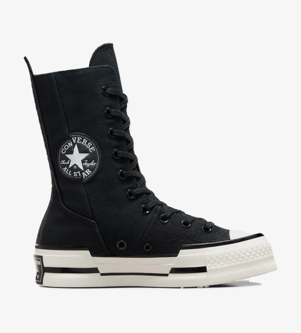 Converse Converse Chuck 70 Plus Unisex Siyah Platform Sneaker model görseli