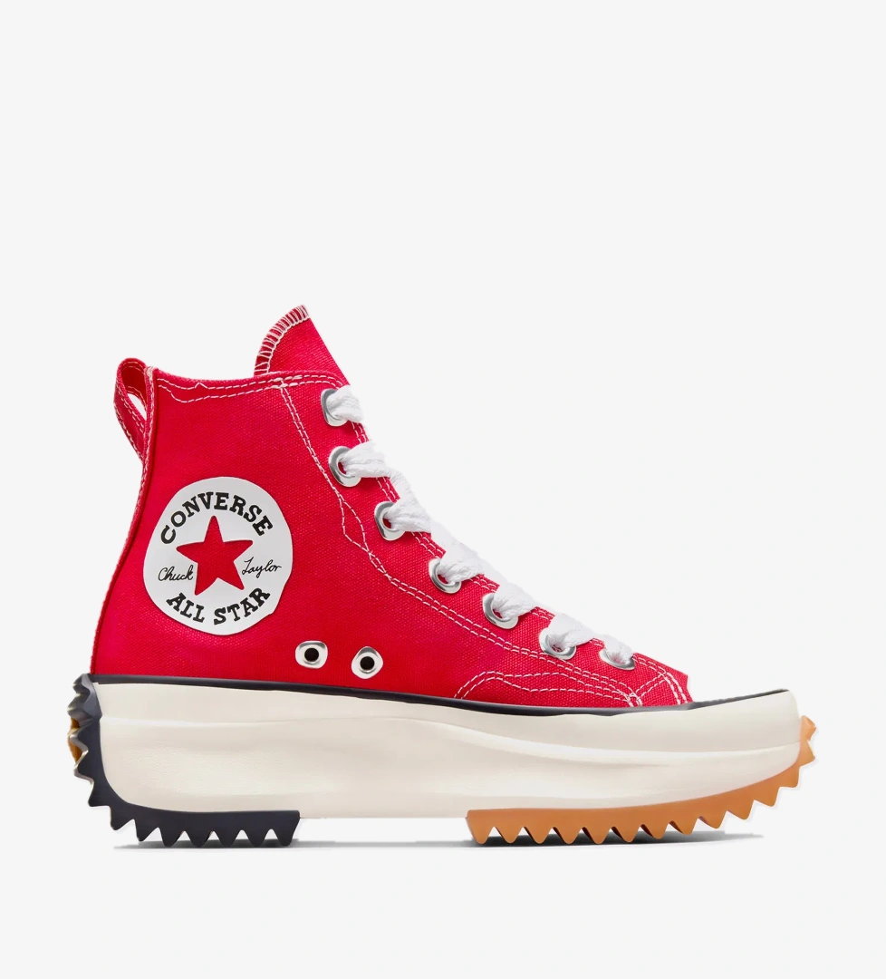 Converse Converse Run Star Hike Unisex Kırmızı Platform Sneaker model görseli