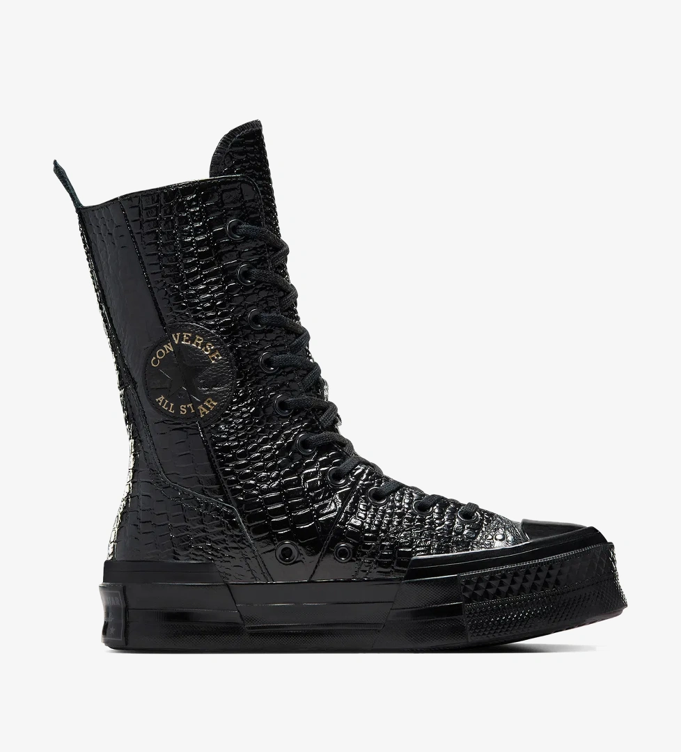 Converse Converse Chuck 70 Plus XHI Unisex Siyah Deri Sneaker model görseli