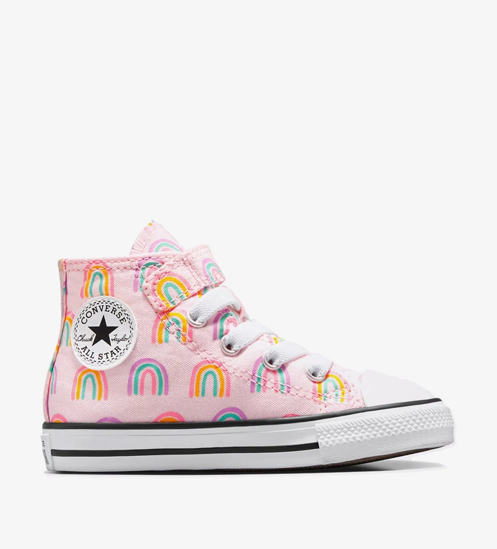 Converse Converse Chuck Taylor All Star Easy-On Rainbows Çocuk Bordo/Pembe Sneaker model görseli