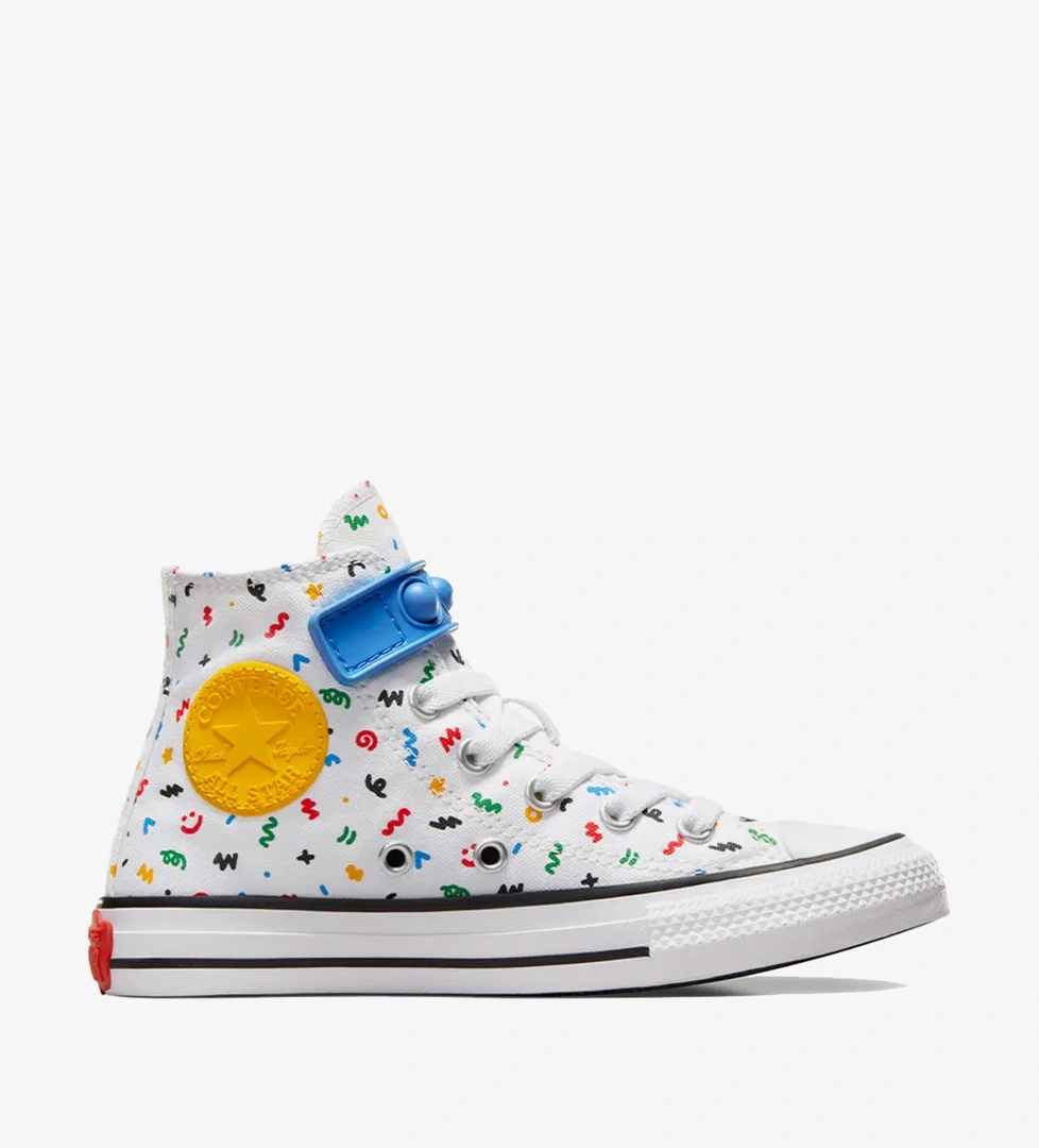 Converse Chuck Taylor All Star Doodles Çocuk Beyaz Sneaker - Görsel 1