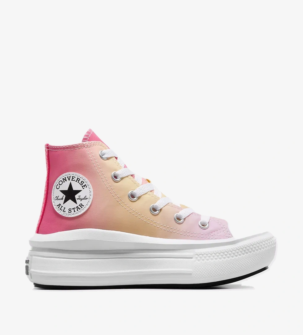 Converse Chuck Taylor All Star Move Çocuk Pembe Platform Sneaker