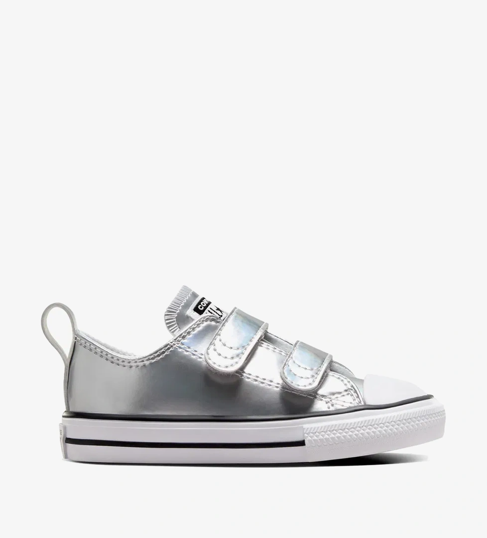 Converse Chuck Taylor All Star 2V Metallic Çocuk Gri Sneaker