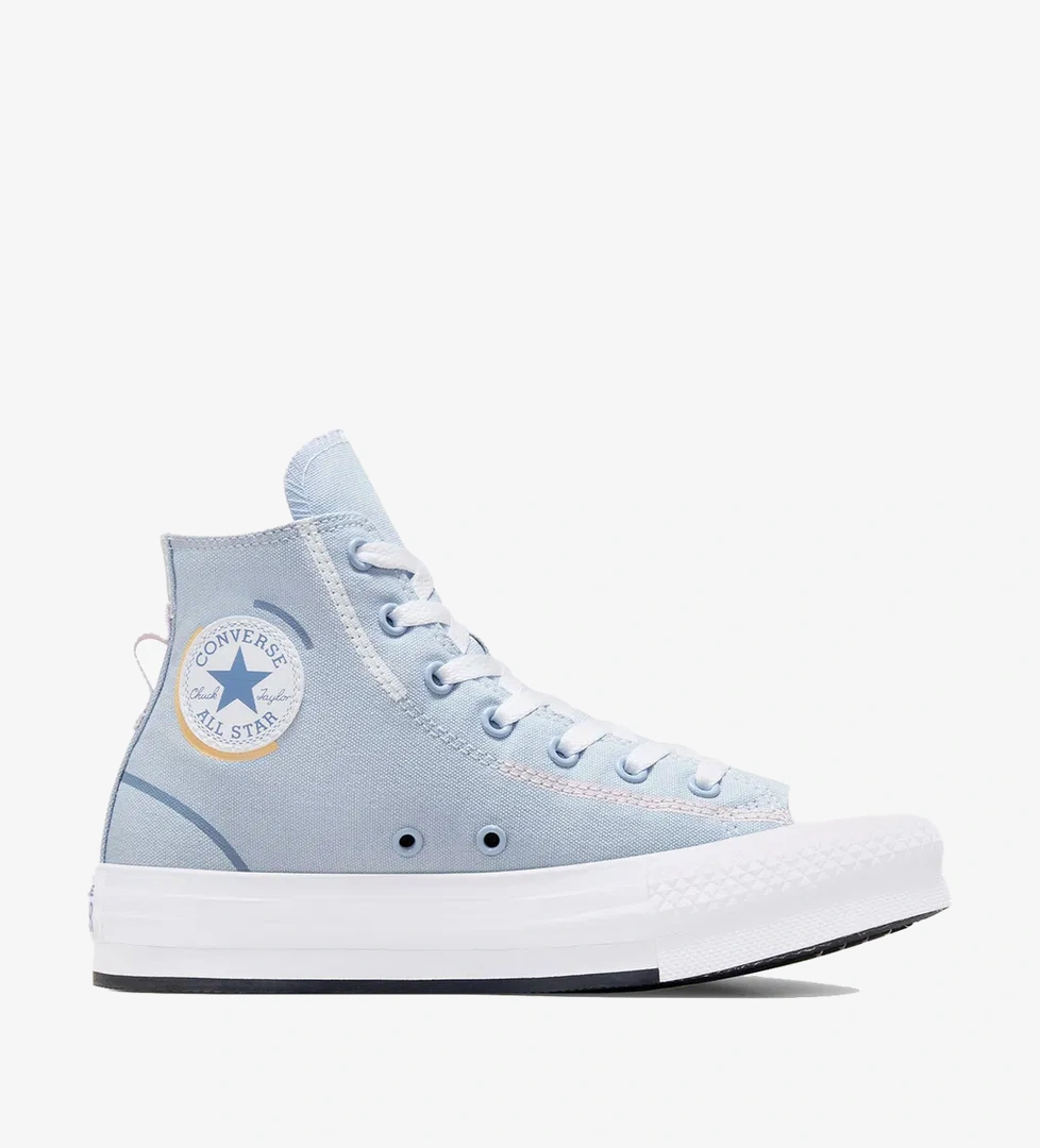 Converse Converse Chuck Taylor All Star Lift Genç Mavi Platform Sneaker model görseli