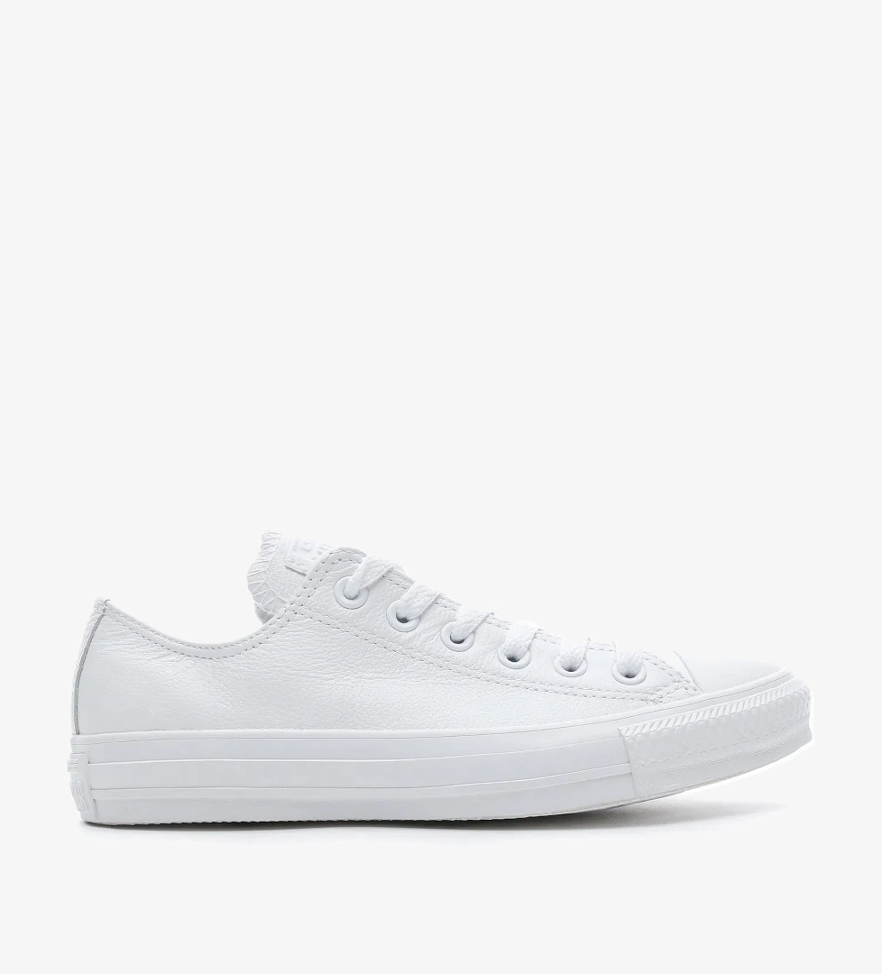 Converse Chuck Taylor All Star Unisex Beyaz Deri Sneaker - Görsel 1