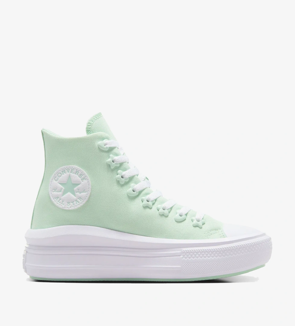 Converse Converse Chuck Taylor All Star Move Stars Unisex Yeşil Platform Sneaker model görseli