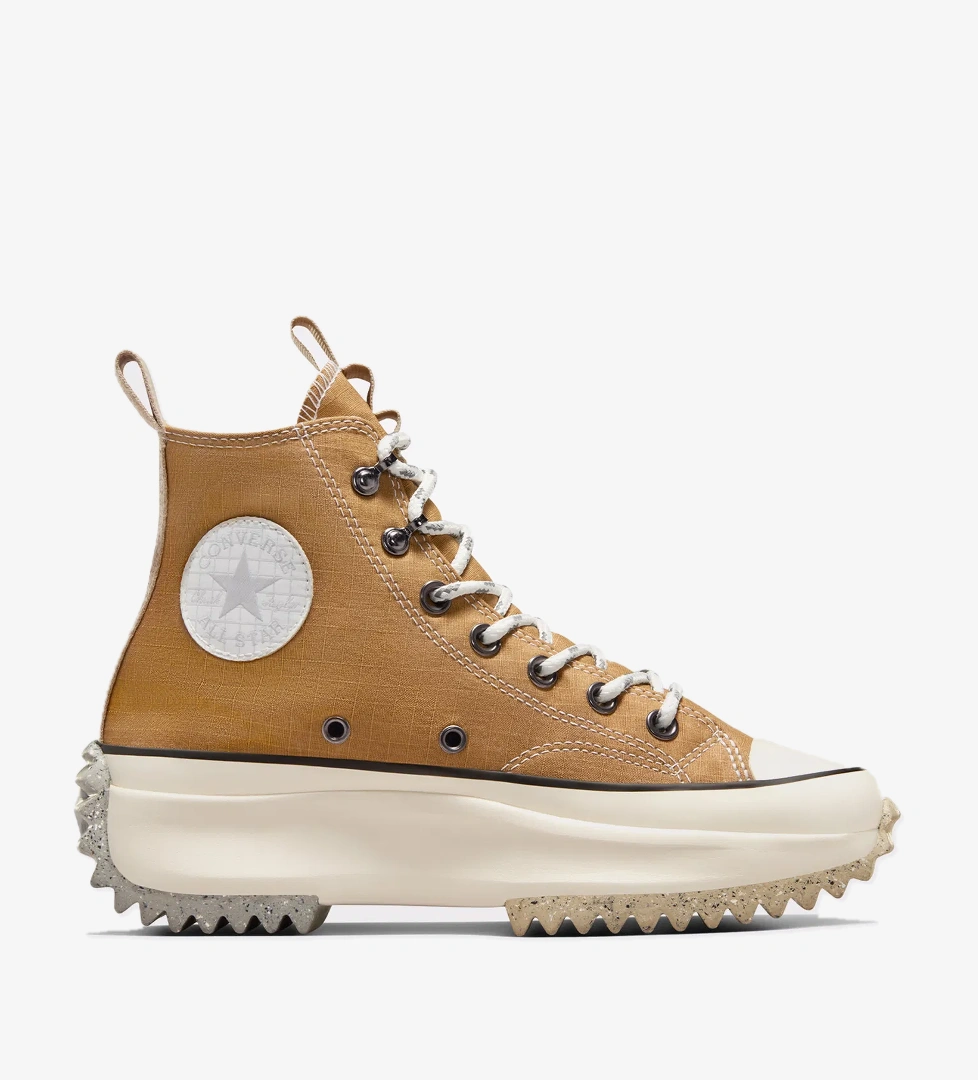 Converse Run Star Hike Grid Unisex Kahverengi Platform Sneaker