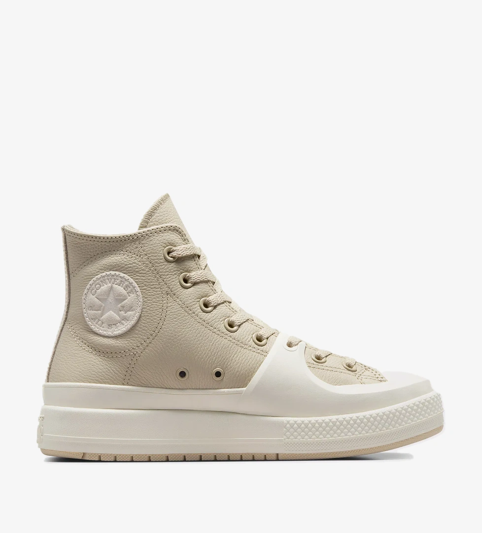 Converse Chuck Taylor All Star Construct Unisex Bej Deri Sneaker