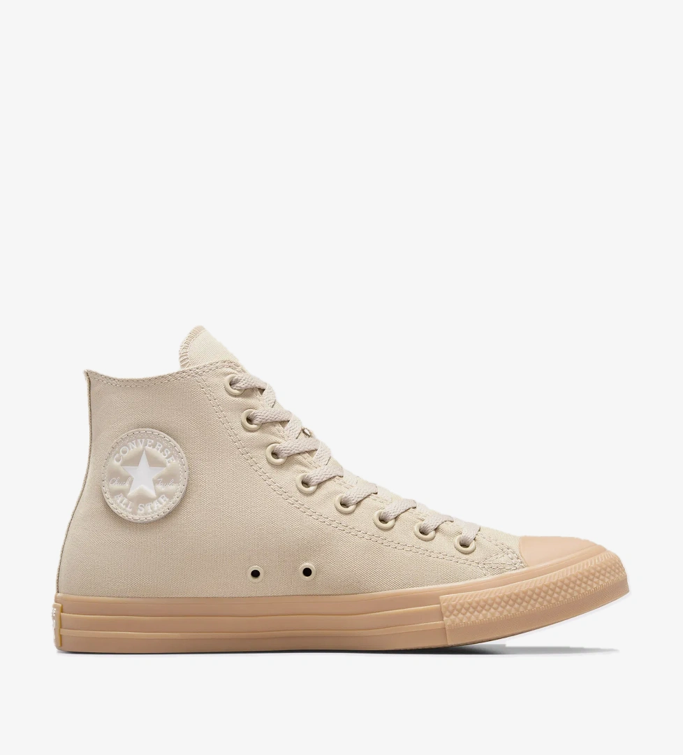 Converse Chuck Taylor All Star Monochrome Unisex Bej Sneaker - Görsel 1