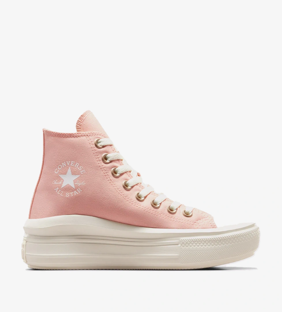 Converse Chuck Taylor All Star Move Unisex Pembe Platform Sneaker