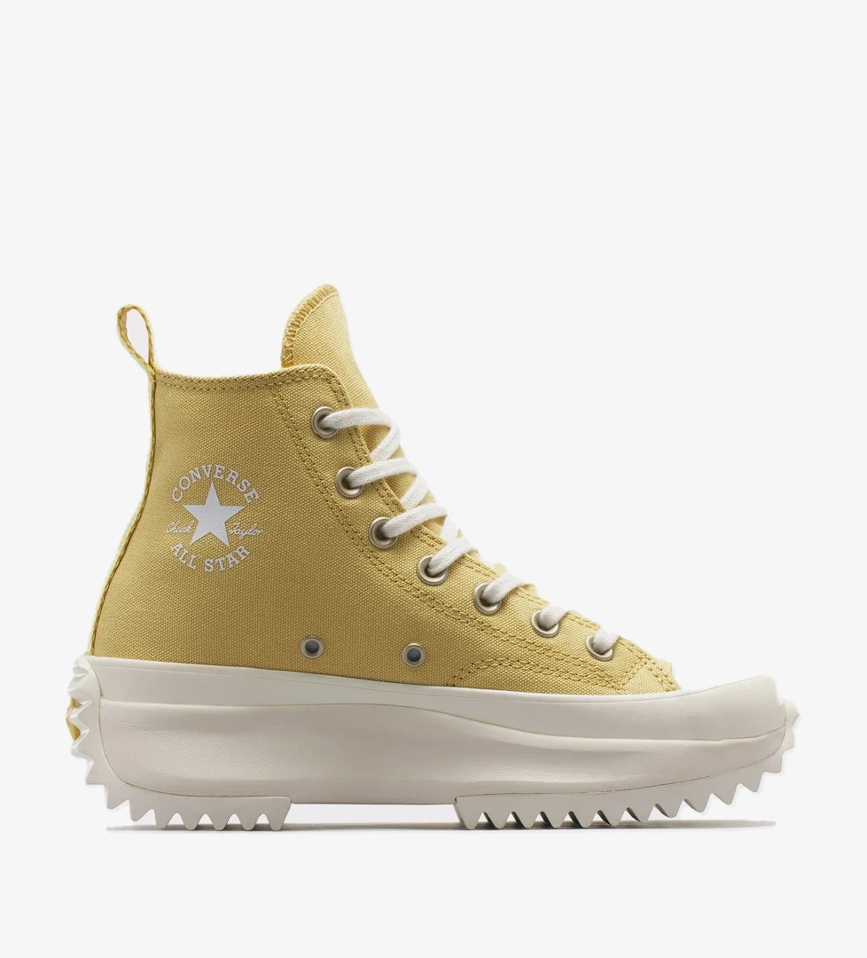 Converse Run Star Hike Unisex Sarı Platform Sneaker