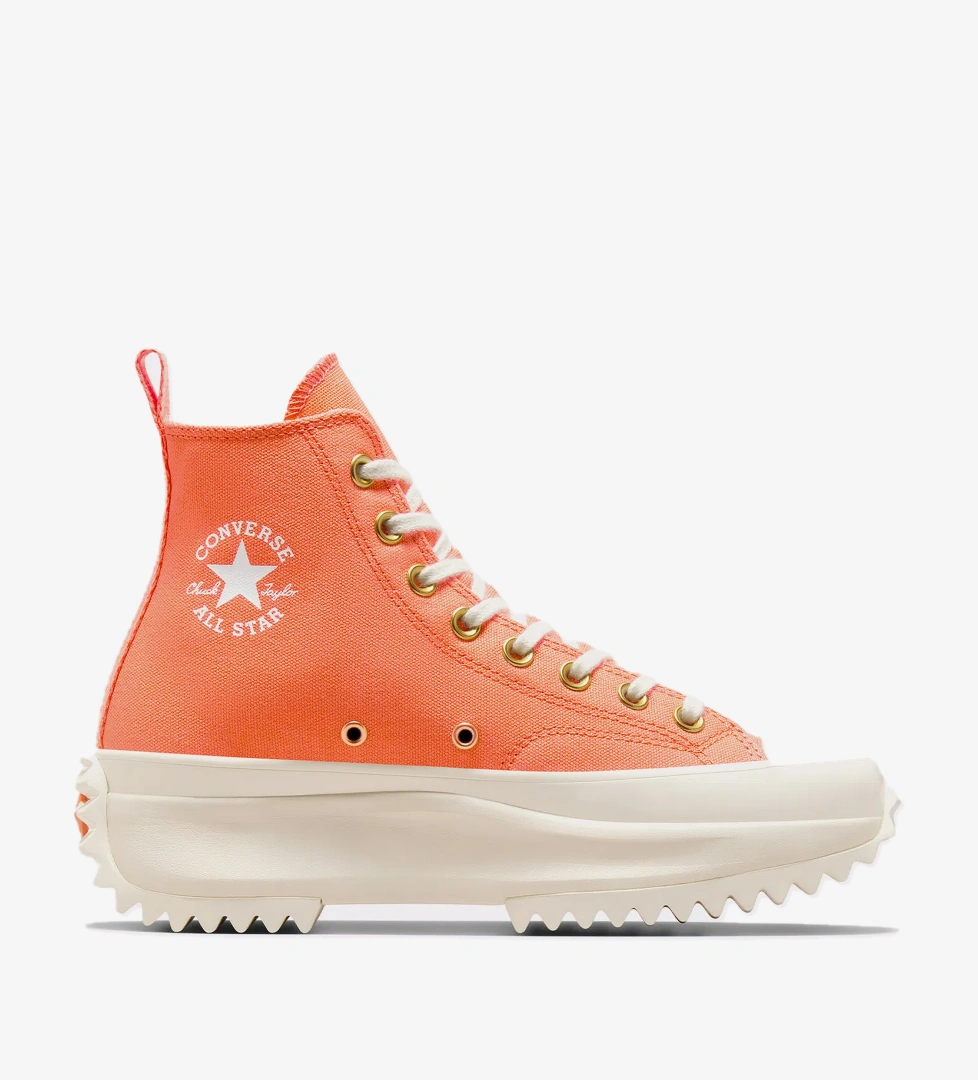 Converse Run Star Hike Unisex Turuncu Platform Sneaker - Görsel 1