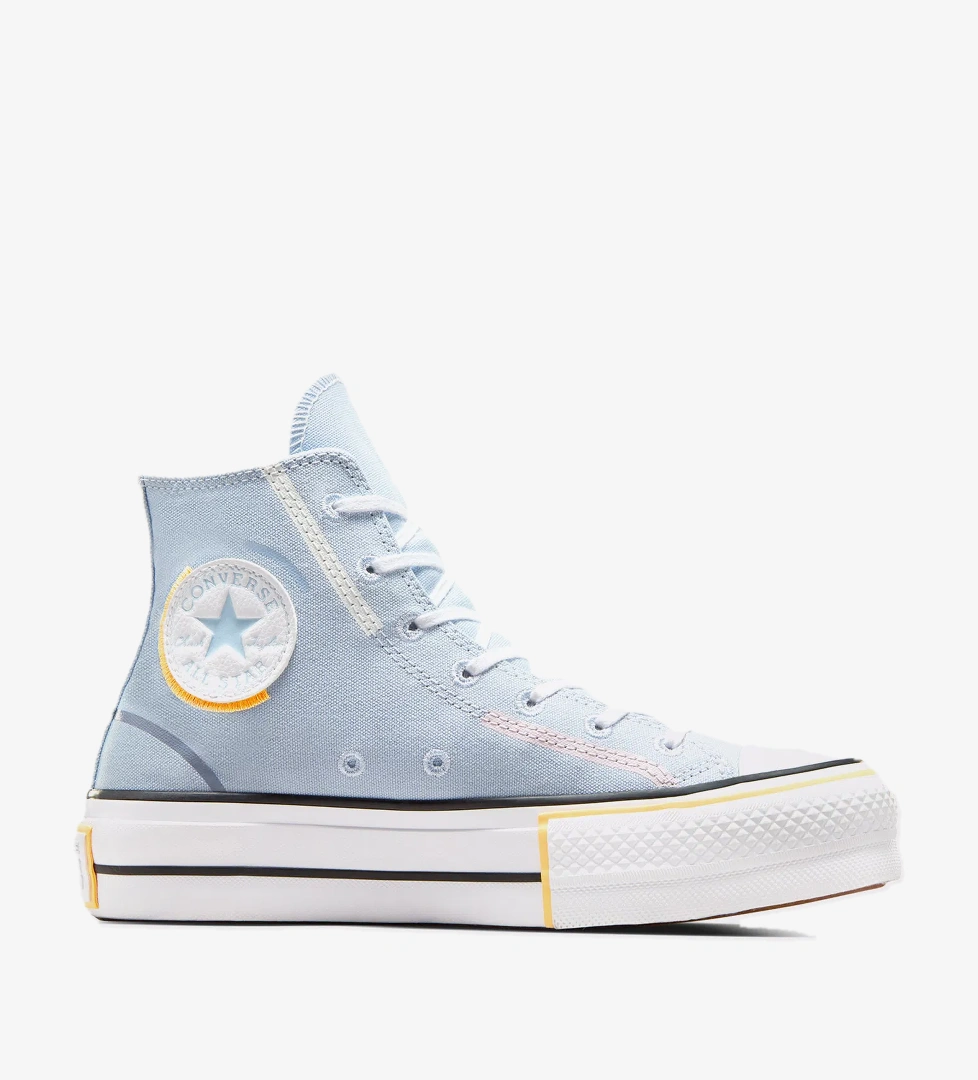 Converse Chuck Taylor All Star Lift Unisex Mavi Platform Sneaker - Görsel 1