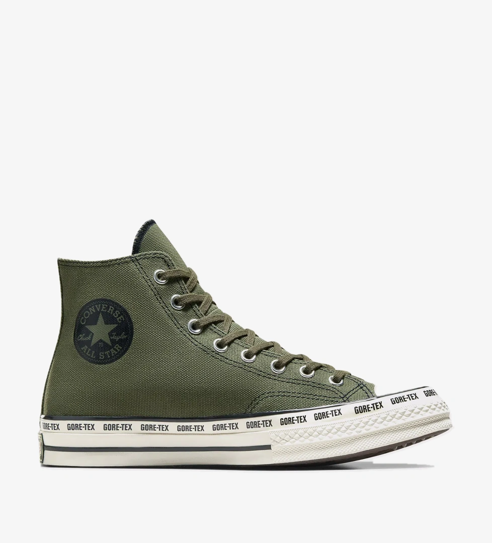 Converse Chuck 70 GORE-TEX Unisex Haki Sneaker - Görsel 1