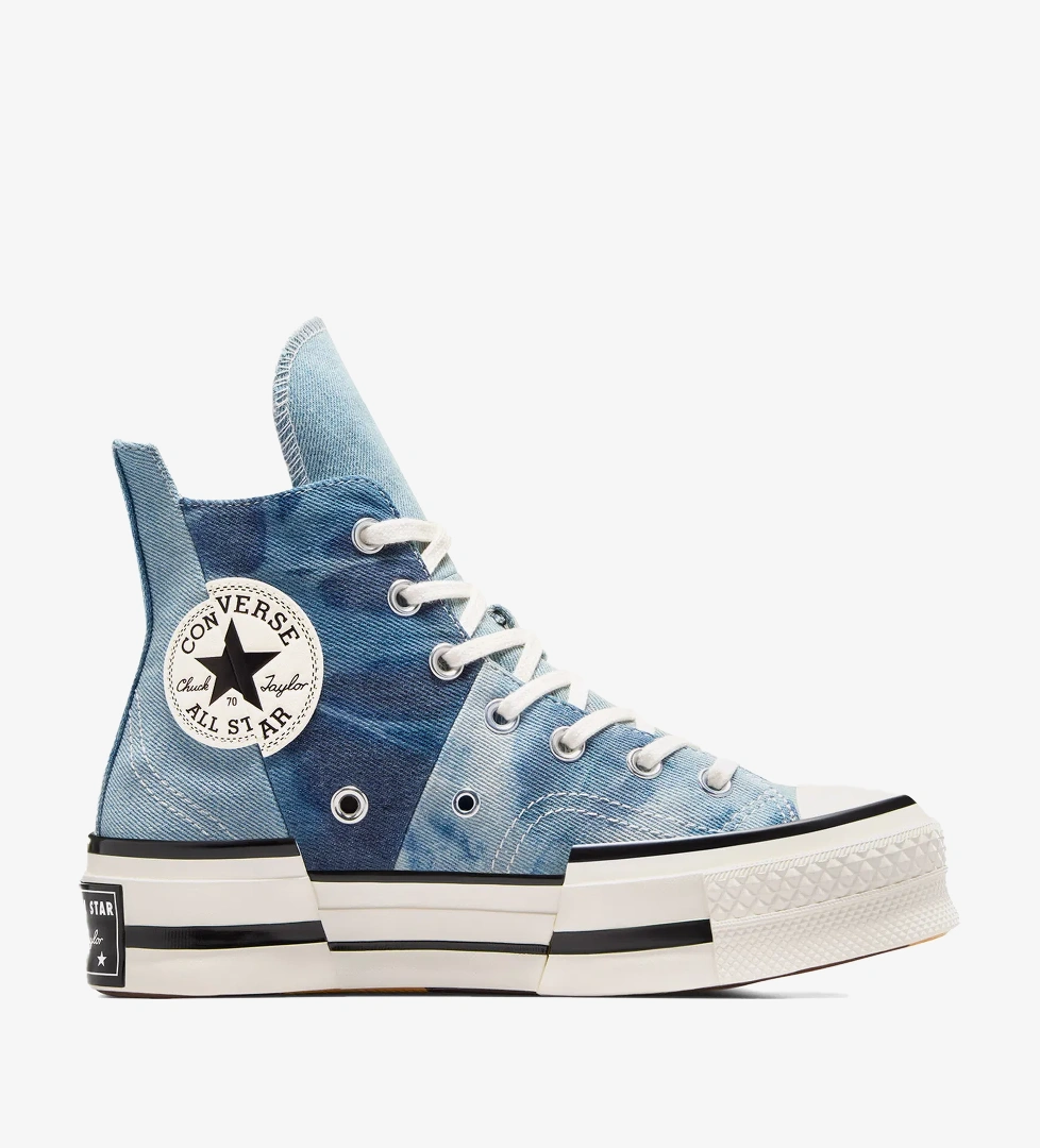 Converse Converse Chuck 70 Plus Unisex Denim Platform Sneaker model görseli