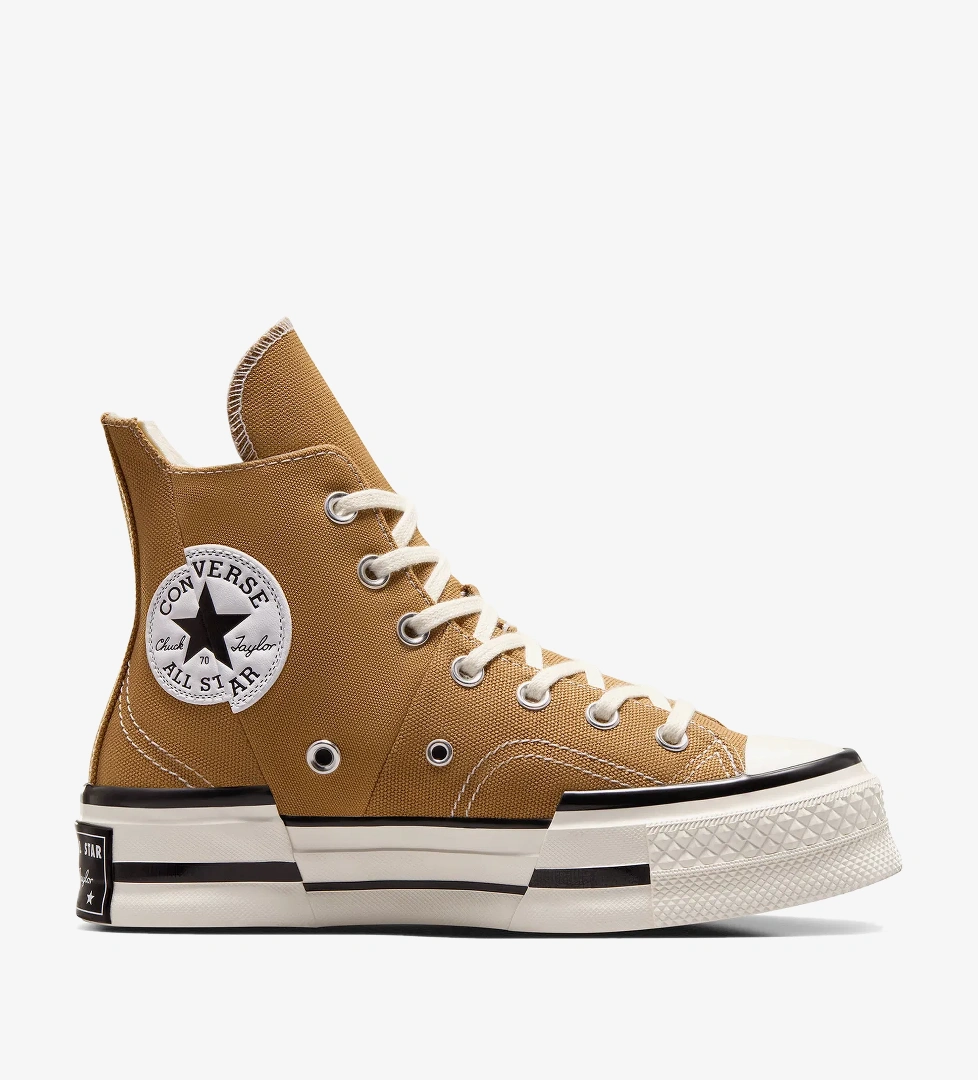 Converse Chuck 70 Plus Unisex Kahverengi Platform Sneaker