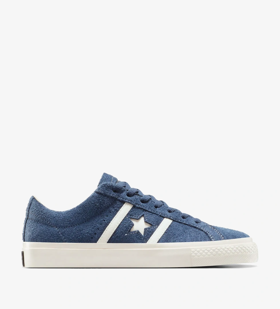 Converse One Star Academy Pro Unisex Lacivert Süet Sneaker - Görsel 1