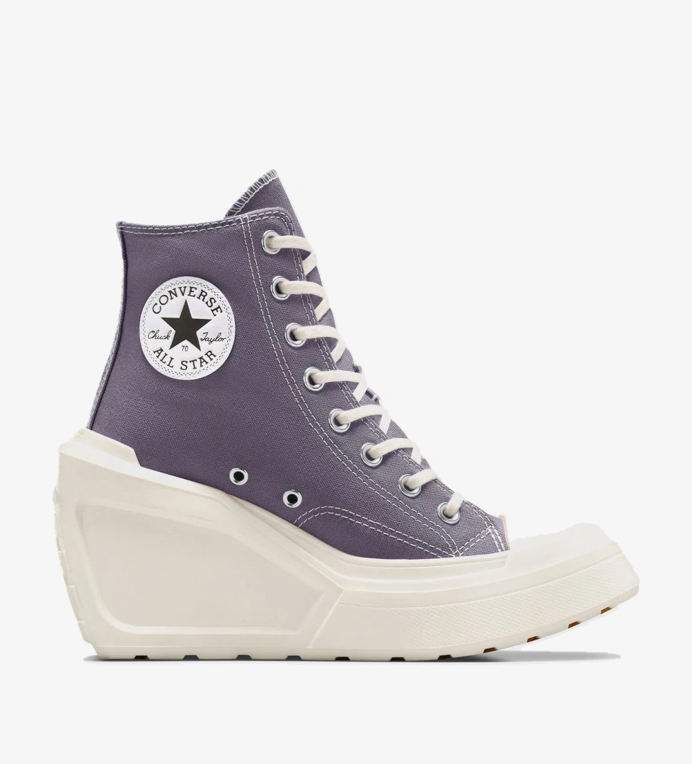 Converse Chuck 70 De Luxe Wedge Unisex Mor Platform Sneaker