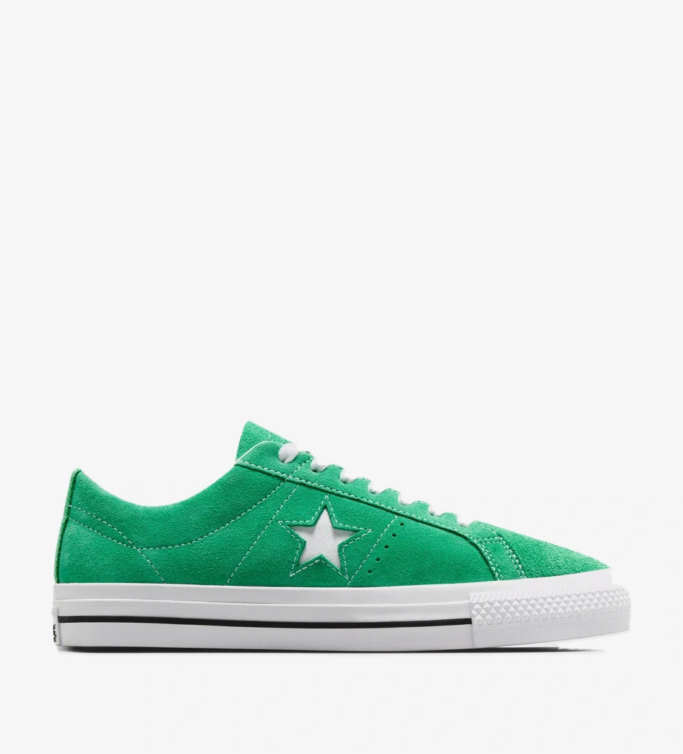 Converse One Star Pro Unisex Yeşil Süet Sneaker