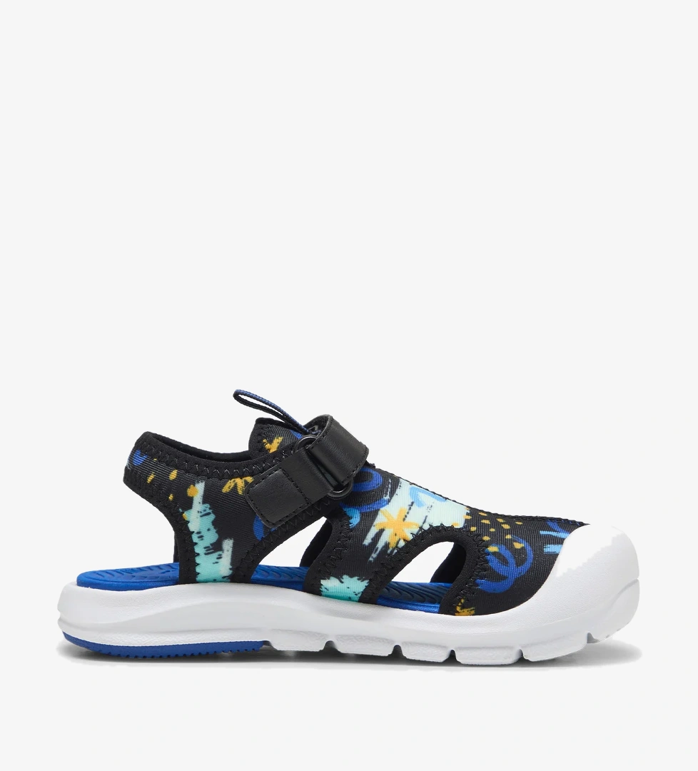 Puma Puma Fun Racer Aopvps Çocuk Siyah Sandalet Sandalet & Terlik | FashFed Siyah - 1. görsel