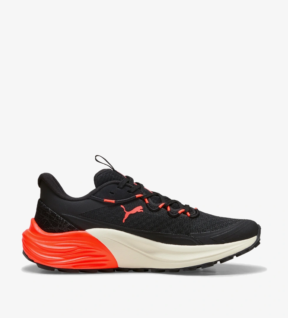 Puma Puma Electrify Nitro 4 Trail Erkek Siyah Koşu Ayakkabısı Sneaker | FashFed Siyah - 1. görsel