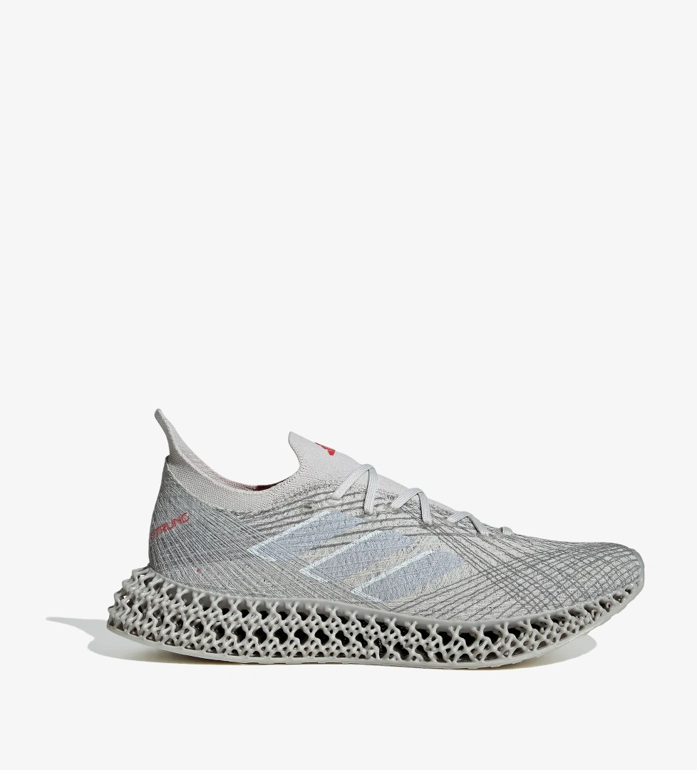 adidas 4Dfwd X Strung Erkek Gri Koşu Ayakkabısı - Görsel 1