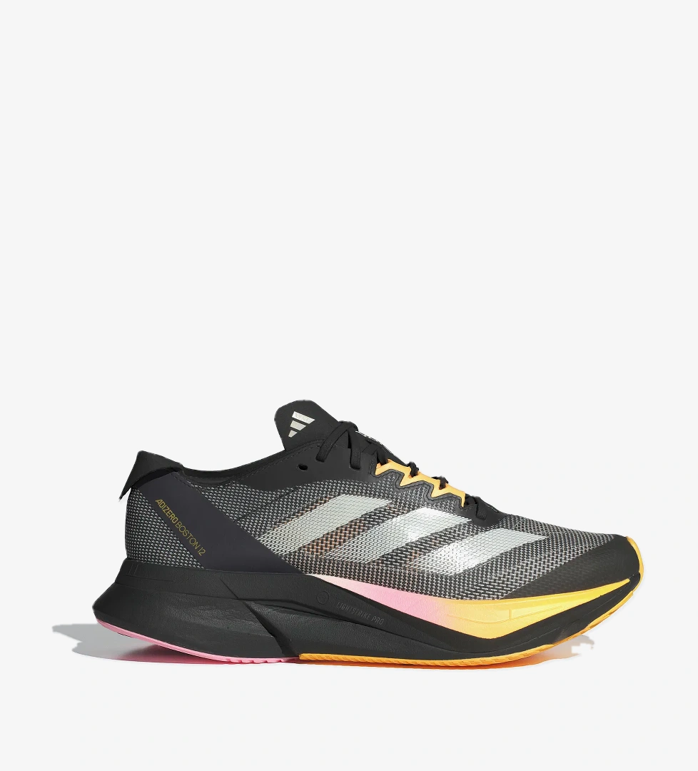 Adidas adidas Adizero Boston 12 Kadın Siyah Koşu Ayakkabısı model görseli