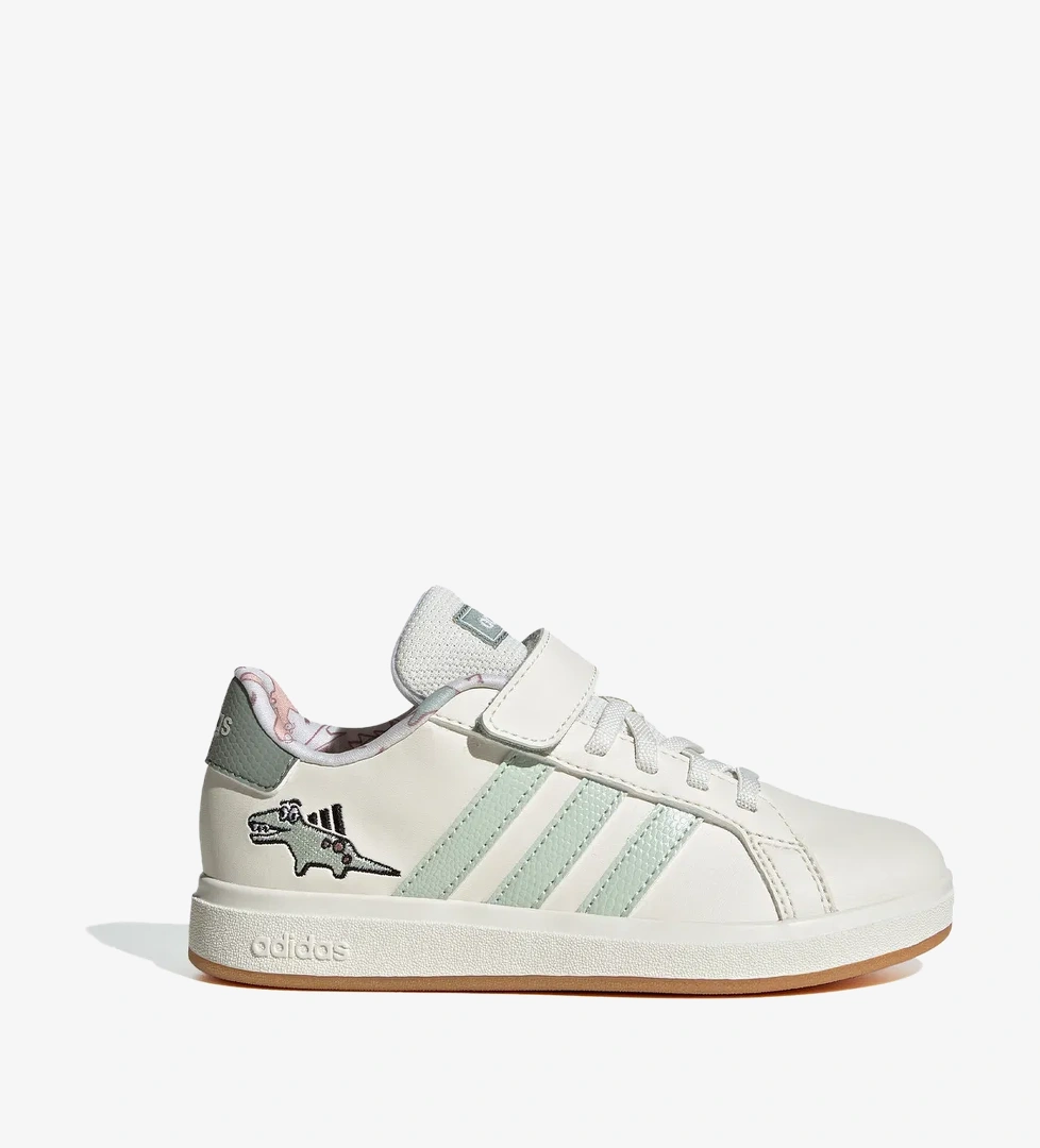 adidas Dino Grand Court 2.0 Çocuk Beyaz Spor Ayakkabı - Görsel 1