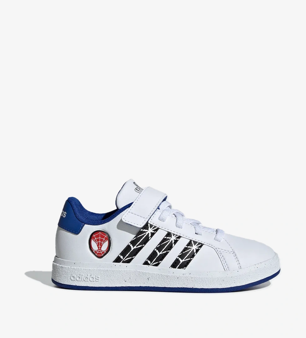 adidas Grand Court Spider-Man Çocuk Beyaz Spor Ayakkabı - Görsel 1