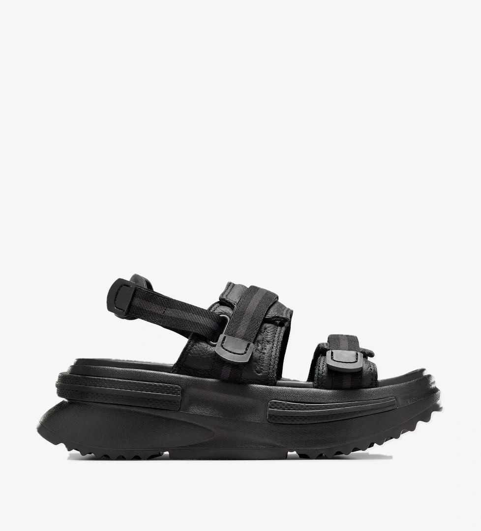 Converse Run Star Utility Sandal Cx Kadın Siyah Sandalet - Görsel 1