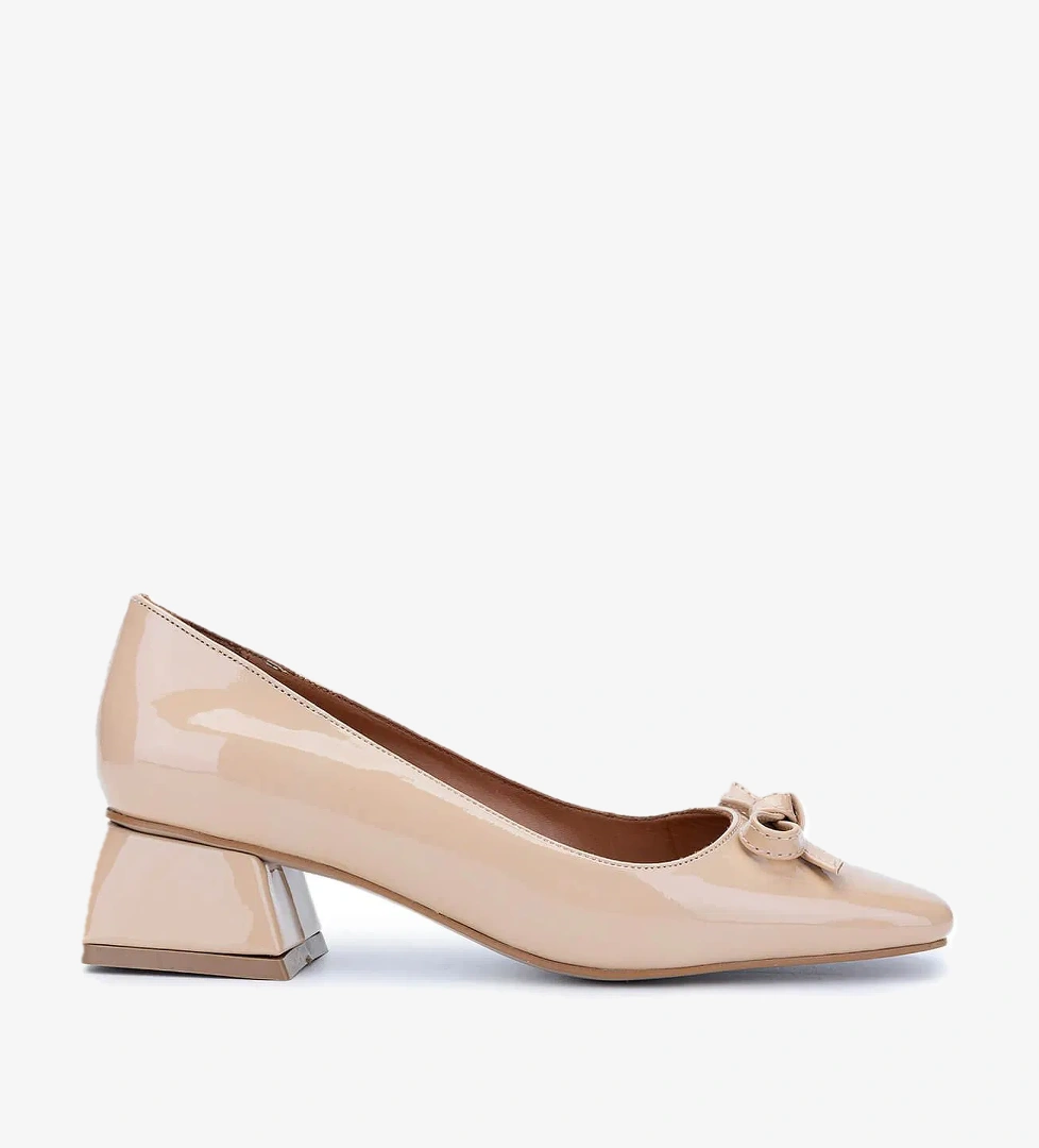 Tamer Tanca Tamer Tanca Kadın Vegan Bej Topuklu Ayakkabı model görseli