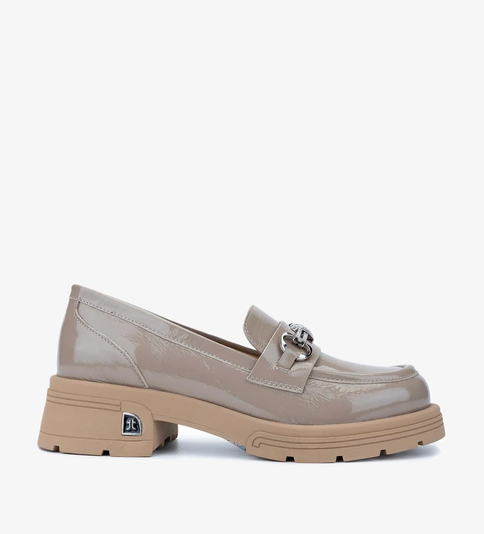 Tamer Tanca Kadın Hakiki Deri Vizon Loafer Ayakkabı - Görsel 1