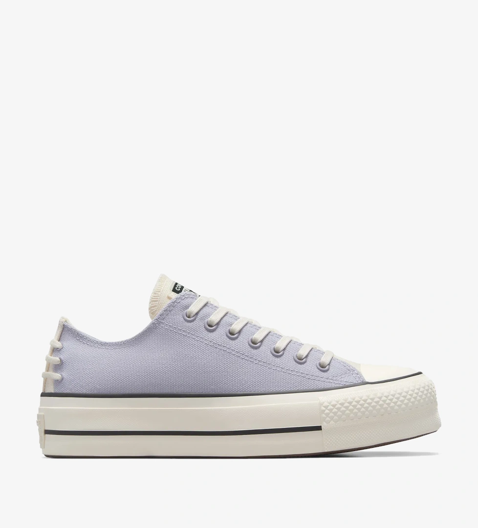 Converse Chuck Taylor All Star Lift Crafted Laces Kadın Lila Platform Sneaker