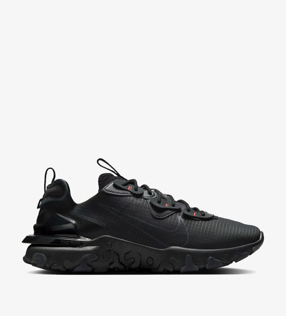 Nike React Vision Erkek Siyah Spor Ayakkabı - Görsel 1