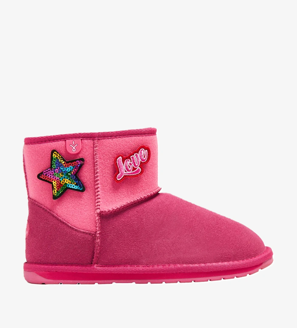 Emu Australia Wallaby Mini Play Unisex Çocuk Pembe Bot