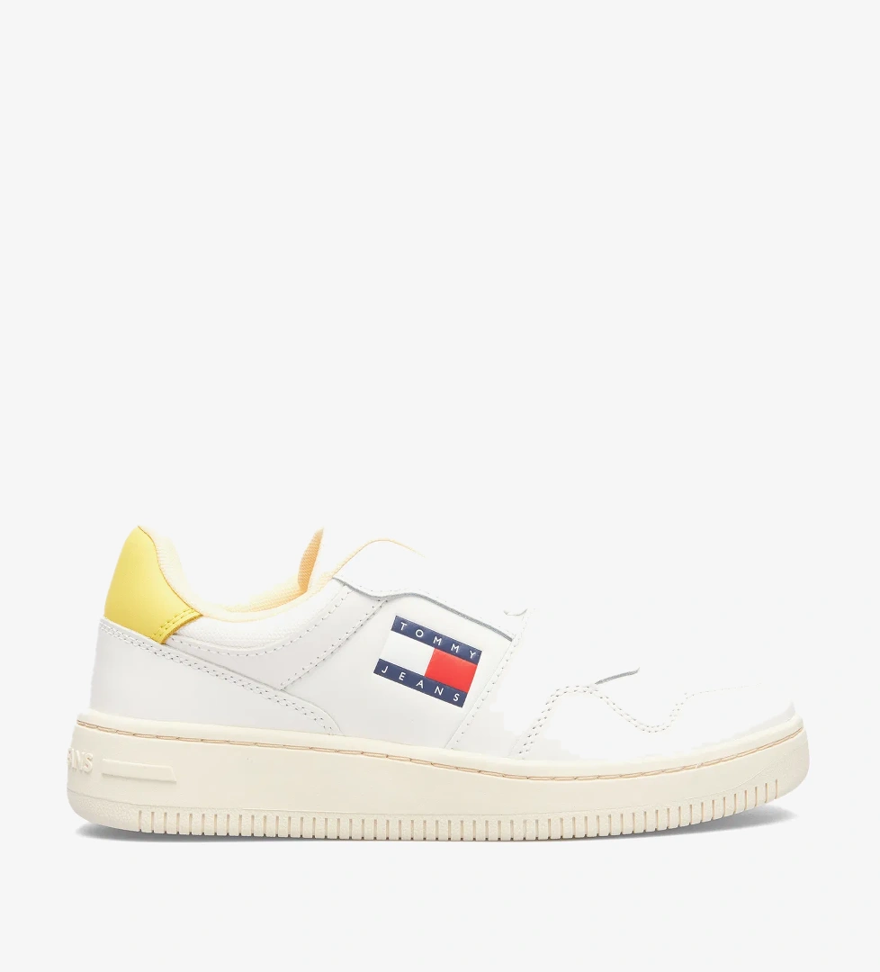 Tommy Hilfiger Retro Basket Ess Kadın Sarı Sneaker