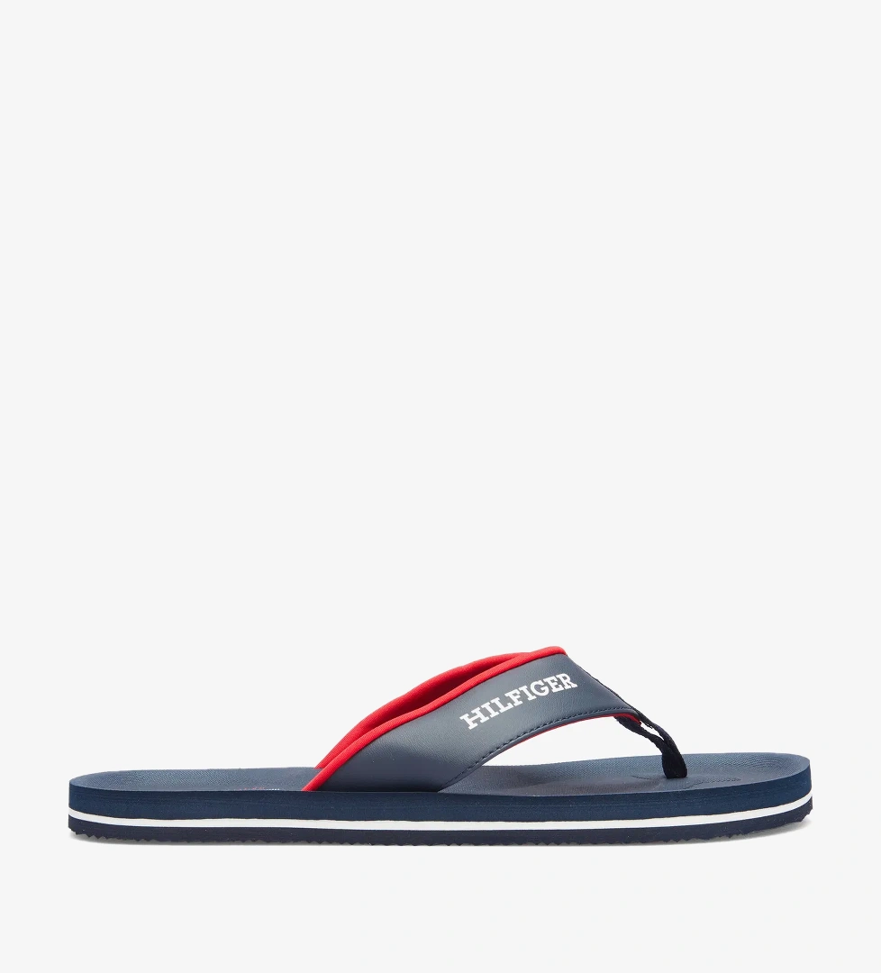 Tommy Hilfiger Padded Comfort B Erkek Mavi Terlik - Görsel 1
