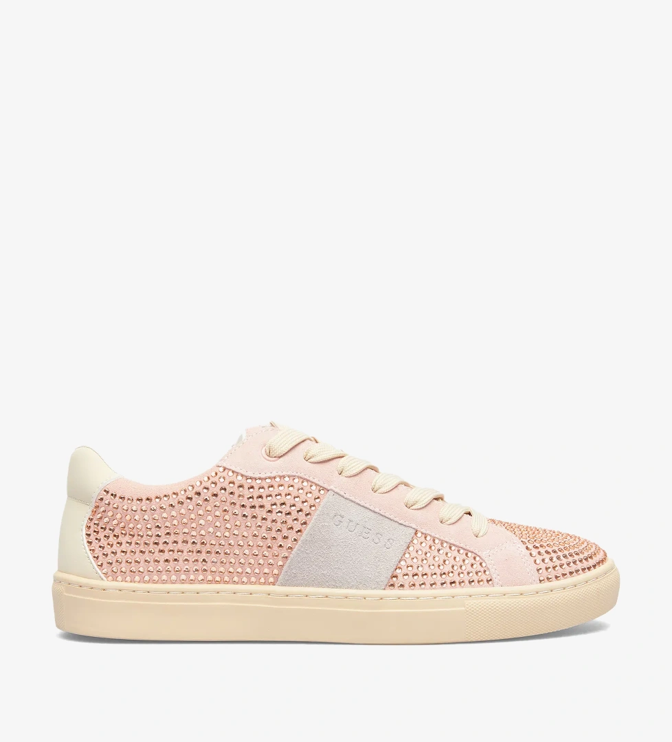 Guess Toda Suede Kadın Pembe Sneaker - Görsel 1