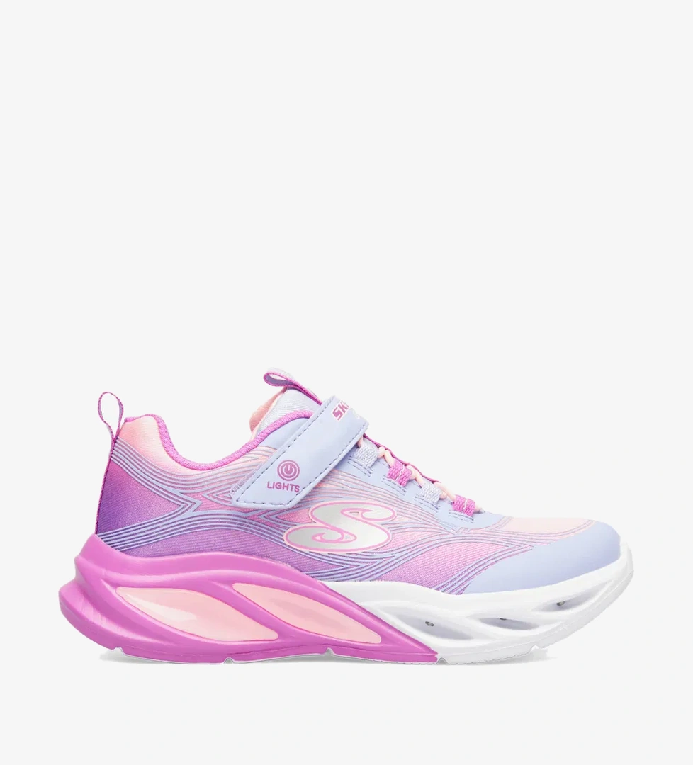 Skechers Cosmic Glow Kız Çocuk Mor Işıklı Spor Ayakkabı - Görsel 1