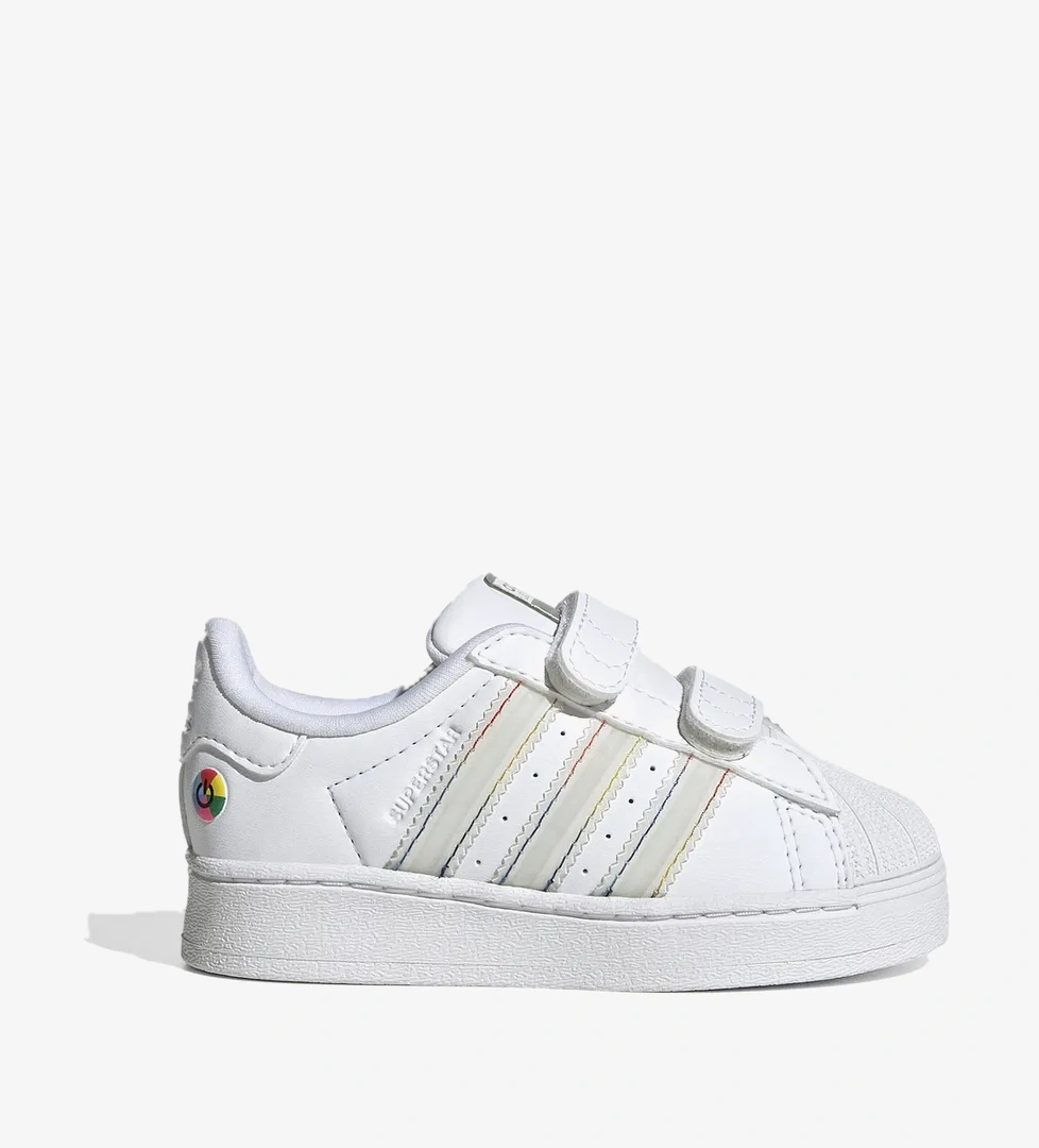 adidas Superstar Led Lights Bebek Beyaz Spor Ayakkabı - Görsel 1