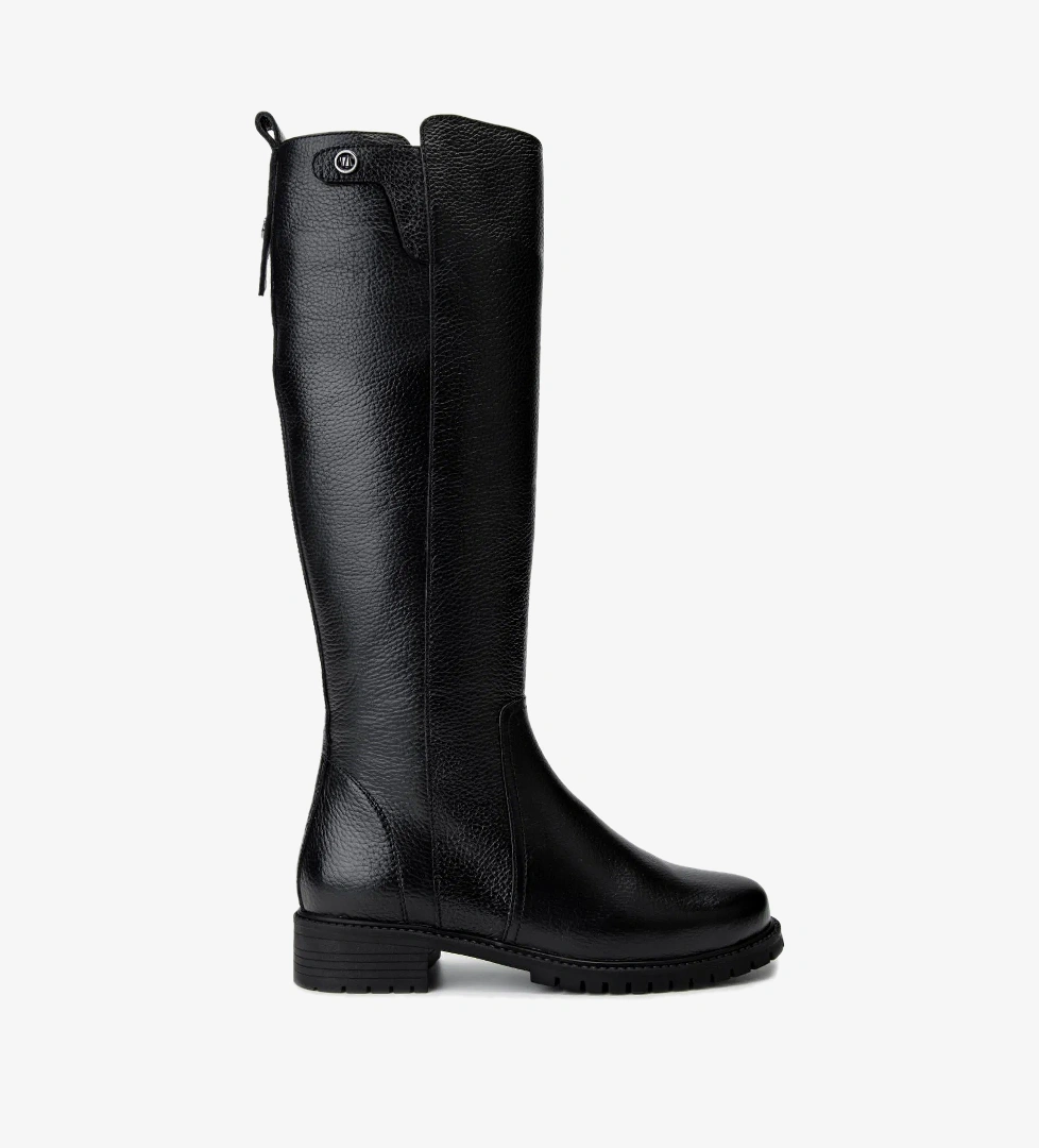 Valmenti Kadın Siyah Floter Casual Çizme - Görsel 1