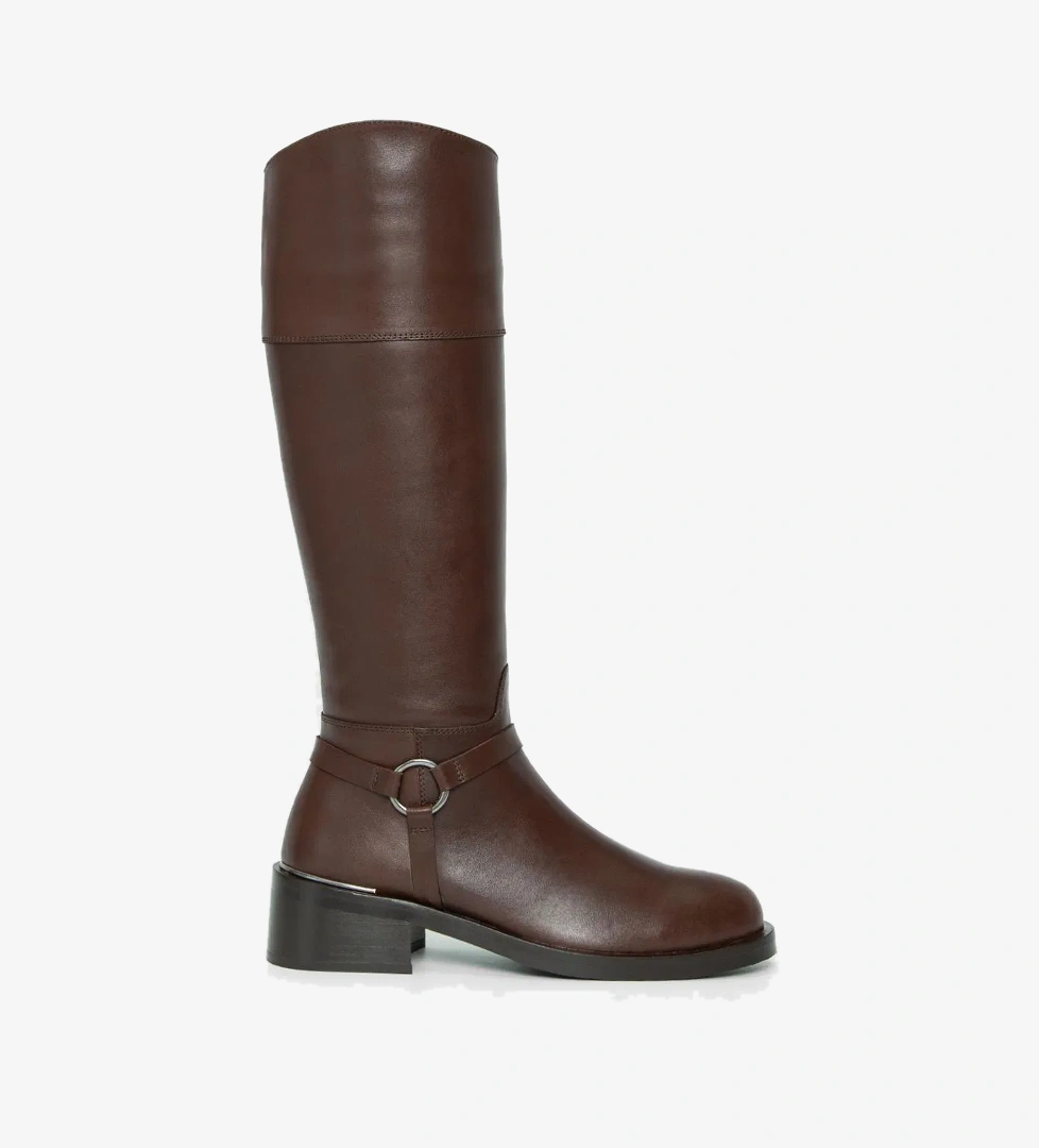 Valmenti Valmenti Shaula Kadın Kahve DR Hakiki Deri Çizme model görseli