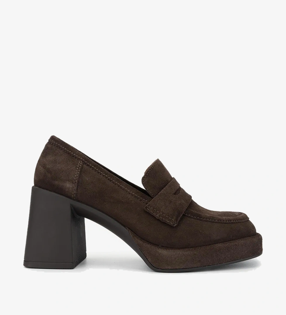 Valmenti Valmenti Kadın Hakiki Deri Kahverengi Süet Makosen Ayakkabı model görseli