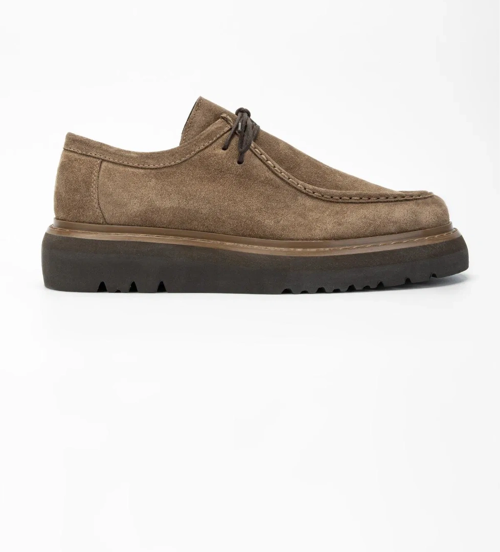 Valmenti Valmenti Erkek Tarçın Süet Hakiki Deri Casual Ayakkabı model görseli