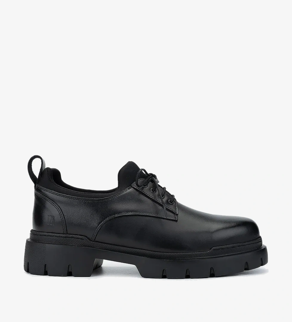 Valmenti Valmenti Erkek Hakiki Deri Siyah Deri Casual Ayakkabı model görseli