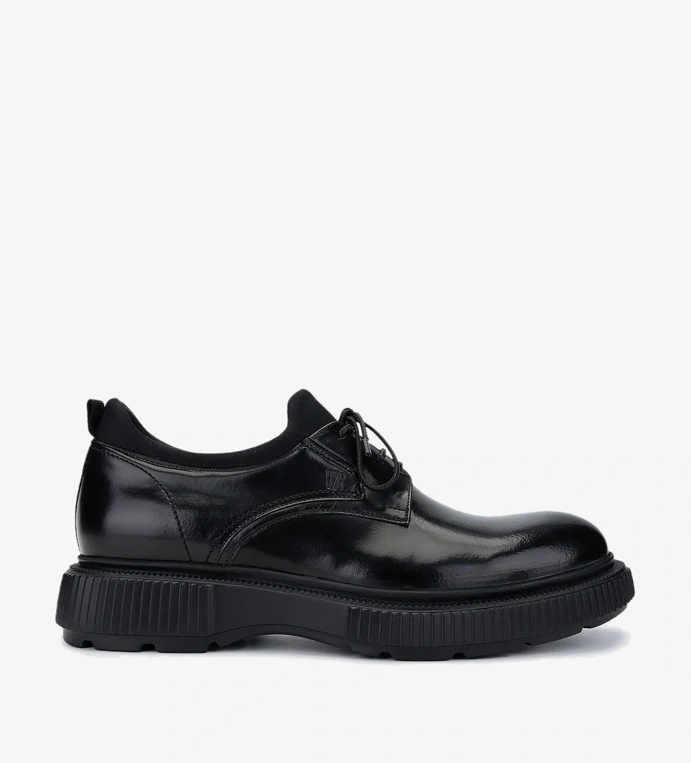 Valmenti Valmenti Erkek Hakiki Deri Siyah Açma Casual Ayakkabı model görseli