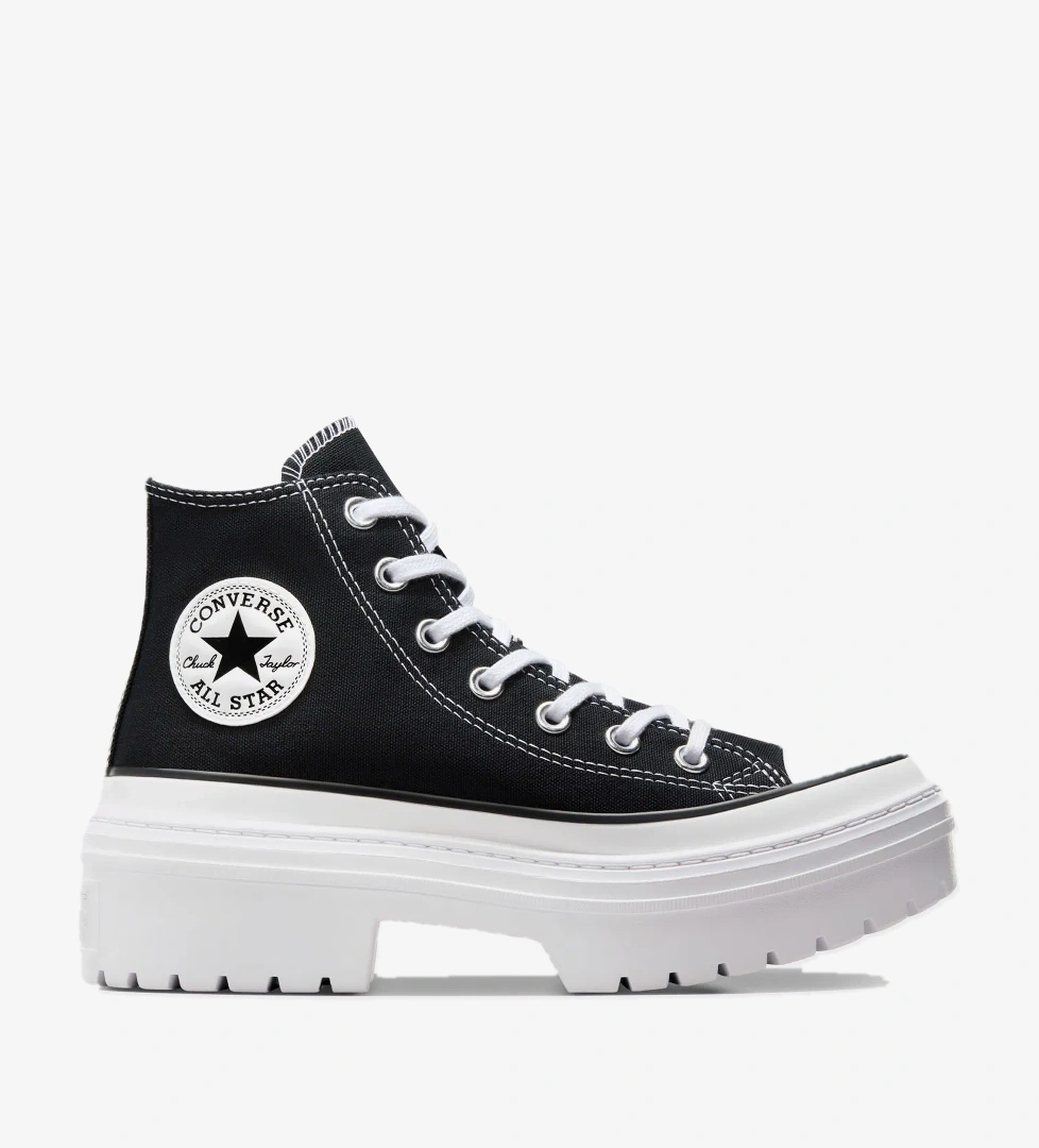 Converse Chuck Taylor All Star Lugged Heel Kadın Siyah Platform Sneaker