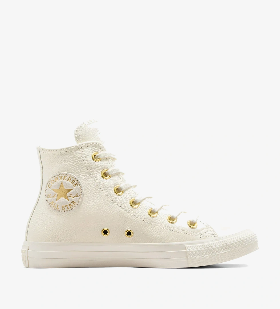 Converse Chuck Taylor All Star Kadın Krem Deri Sneaker