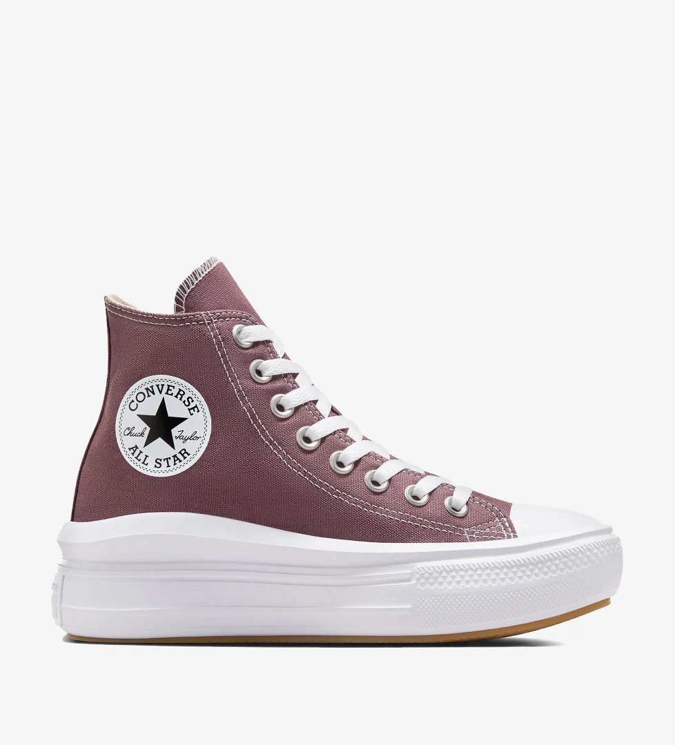Converse Chuck Taylor All Star Move Platform Kadın Bordo Platform Sneaker
