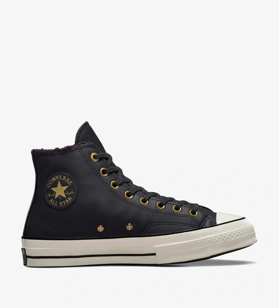 Converse Chuck 70 Unisex Siyah Deri Sneaker